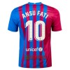 Oficiální Fotbalový Dres FC Barcelona Ansu Fati 10 Domácí 2021-22 pro Muži